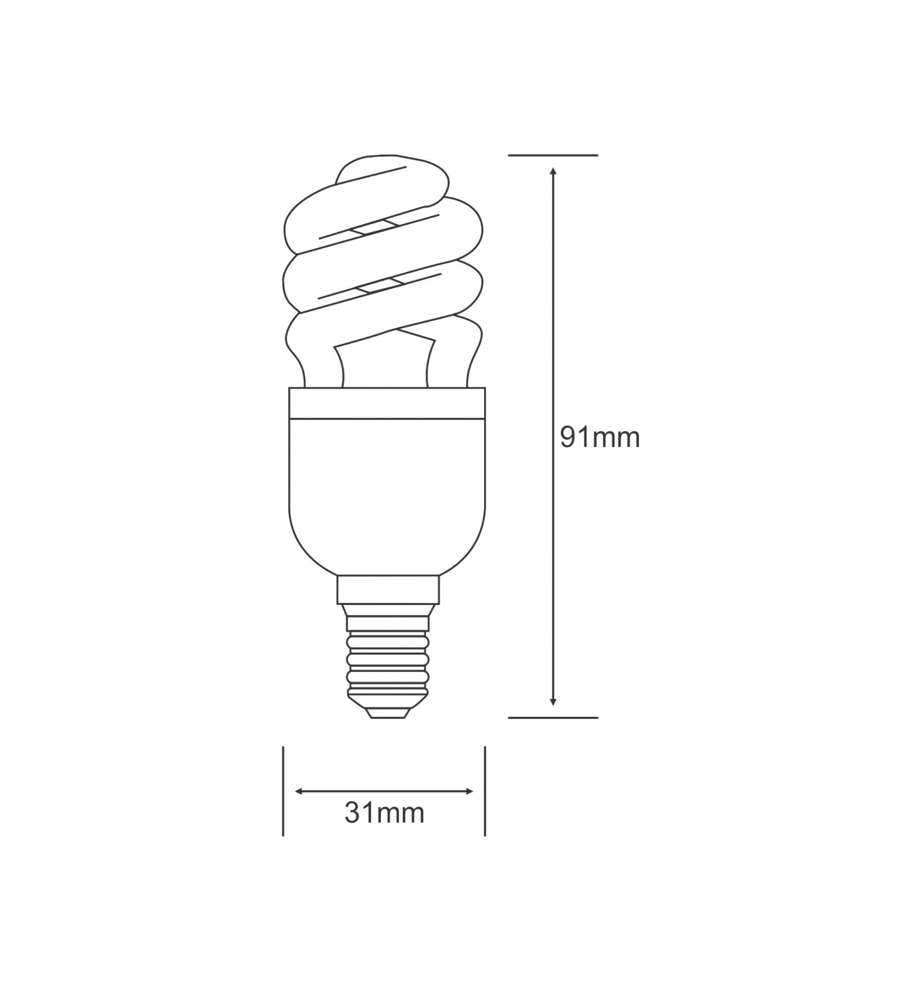 Geniss Ultra Compact Compact Fluorescent Luxram Spiral & U-Tube